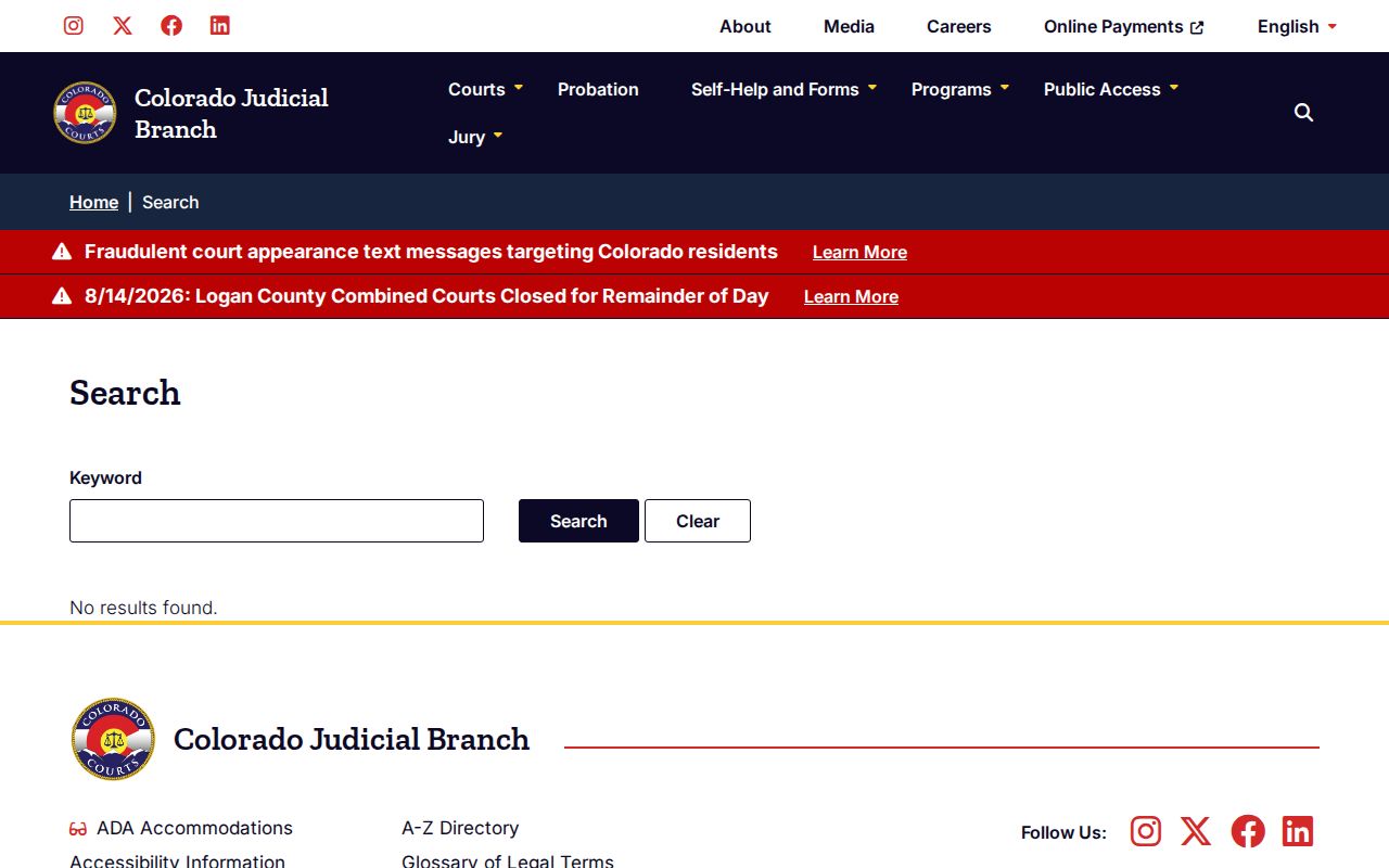 Ouray County traffic court records in Colorado annual statistics
